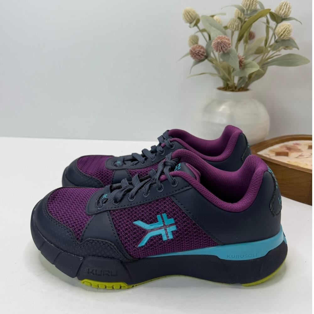 Kuru Quantum 2.0 Walking Comfort Sneaker Electric Grape Blue Women 6.5 NWOB